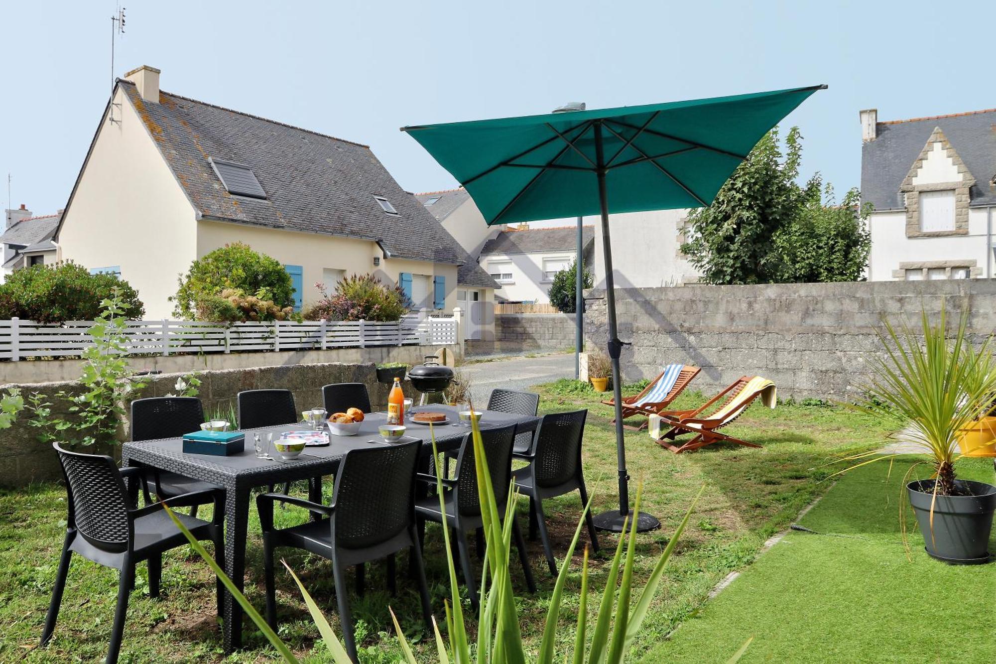 Localise - M8 - Ty Geoland - Maison A Deux Pas Du Centre Avec Jardin Au Guilvinec - Wifi Inclus - Animaux Bienvenus- Linge De Lit Inclus מראה חיצוני תמונה