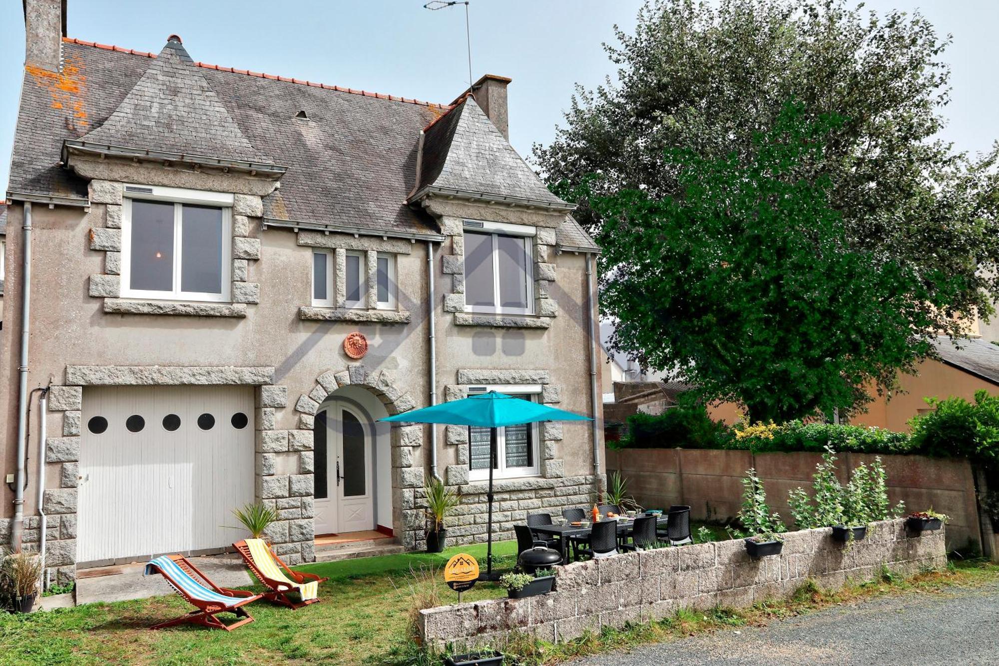 Localise - M8 - Ty Geoland - Maison A Deux Pas Du Centre Avec Jardin Au Guilvinec - Wifi Inclus - Animaux Bienvenus- Linge De Lit Inclus מראה חיצוני תמונה