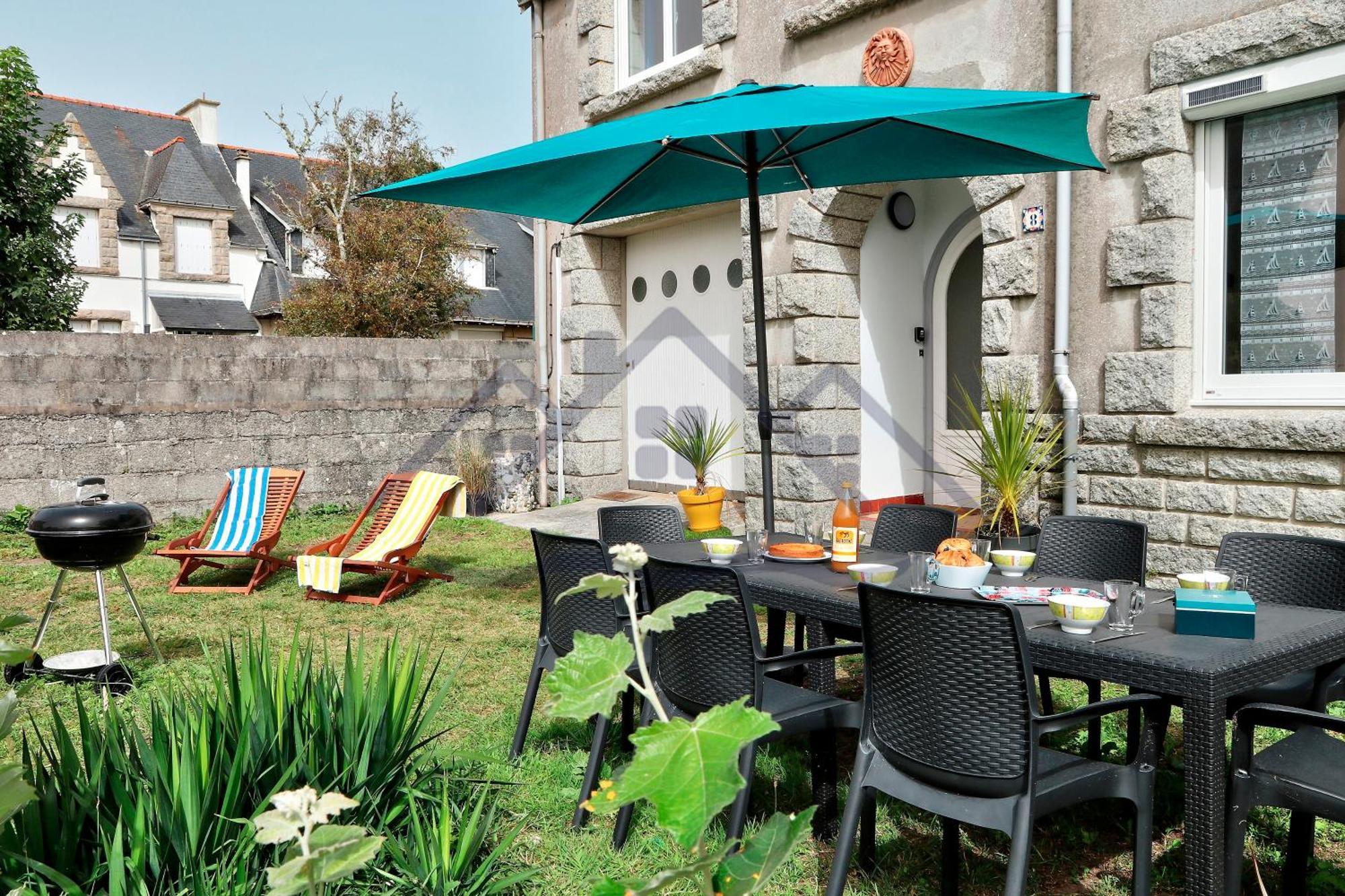 Localise - M8 - Ty Geoland - Maison A Deux Pas Du Centre Avec Jardin Au Guilvinec - Wifi Inclus - Animaux Bienvenus- Linge De Lit Inclus מראה חיצוני תמונה