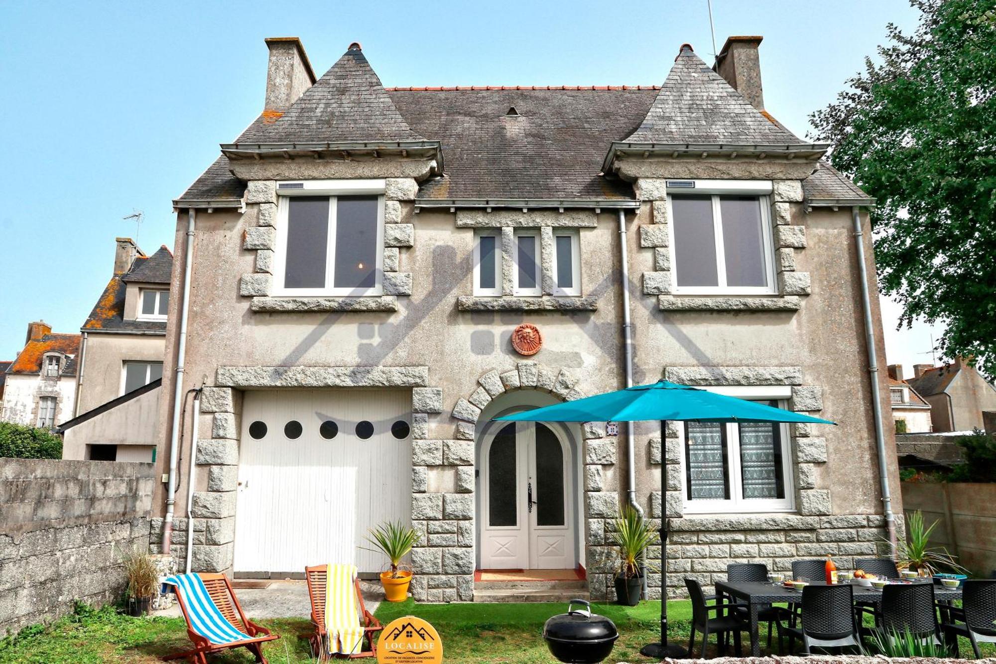 Localise - M8 - Ty Geoland - Maison A Deux Pas Du Centre Avec Jardin Au Guilvinec - Wifi Inclus - Animaux Bienvenus- Linge De Lit Inclus מראה חיצוני תמונה